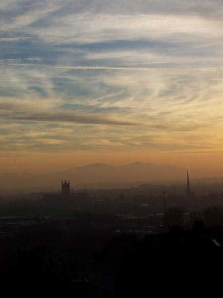 View over Worcester